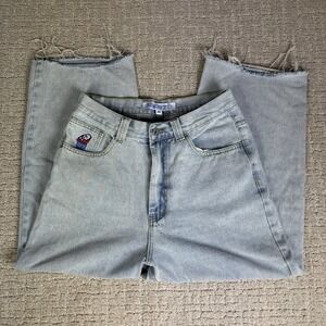 Polar Skate Co Big Boy Jeans Light Blue Baggy Skate Pants Mens Size Medium